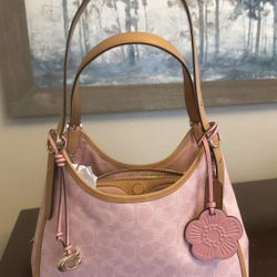 Coach Erin Shoulder Bag Signature Canvas With Charms