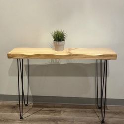Solid Wood Console Entryway Table 