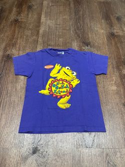 Vintage Nickelodeon 90s purple Hanes Beefy T shirt Size youth S