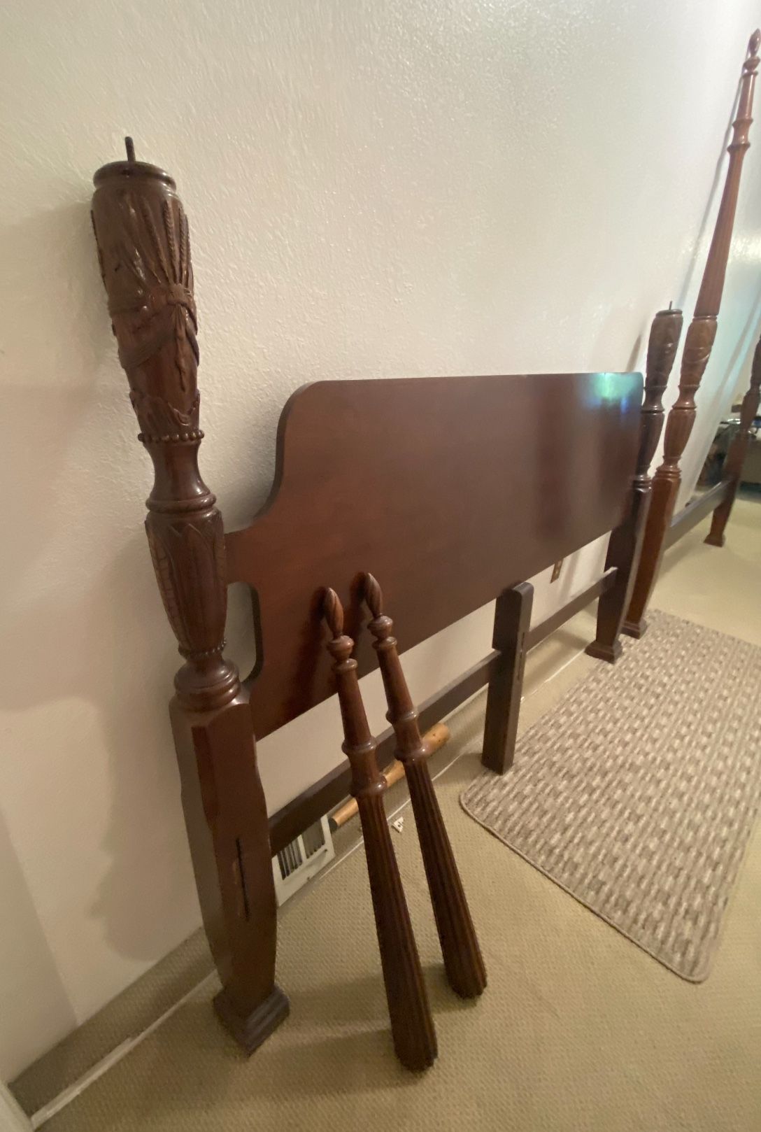 Bed frame 4 Post Cal King