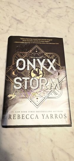 Onyx Storm Hardcover Book Like New