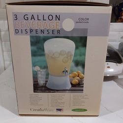 Brand New Creative Ware 3 Gallon Beverage Dispenser