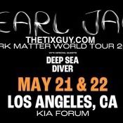 Pearl Jam at The Kia Forum Los Angeles