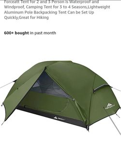 NEW CAMPING TENT FOR 2-3 PERSON
