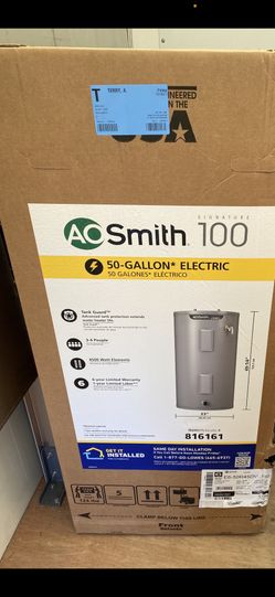AO Smith 50 Gallon electric water heater 
