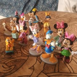 Lot of 12 Vintage Disney Figurines /Cake Toppers