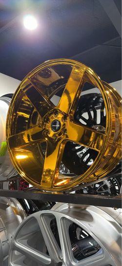 24s gold wheels new 6x139 new tires