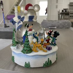 Disney 100th Hallmark Musical Birthday Water Globe 2001