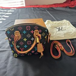 Authentic Multicolor Monogram Purse 