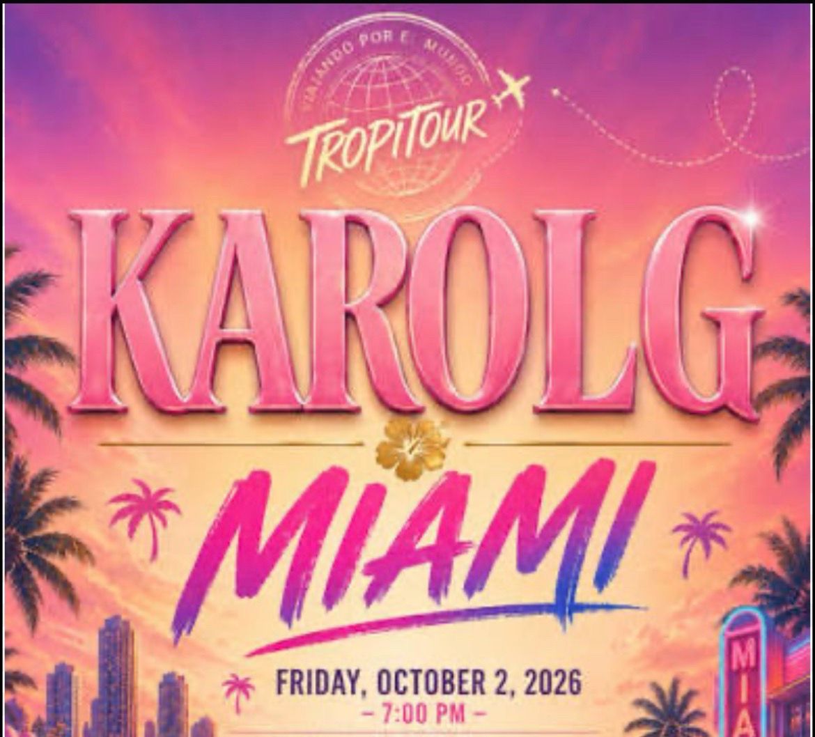 Karol G Concert- Friday Oct-02-2026