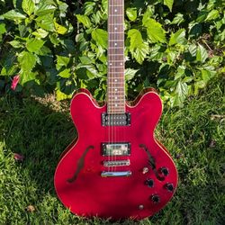 ***Dillion Guitar, 2000's era, Double Cutaway, Cherry Red, Works Great, Newly Inspected***