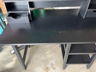Black desk
