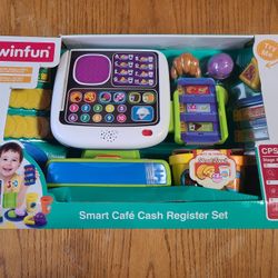 Kids Smart Cafe Cash Register Set -New