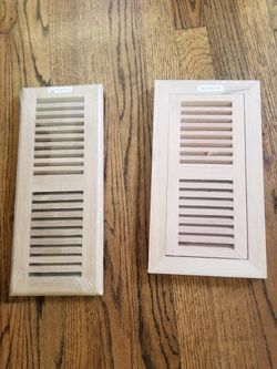 Oak floor registers-vents