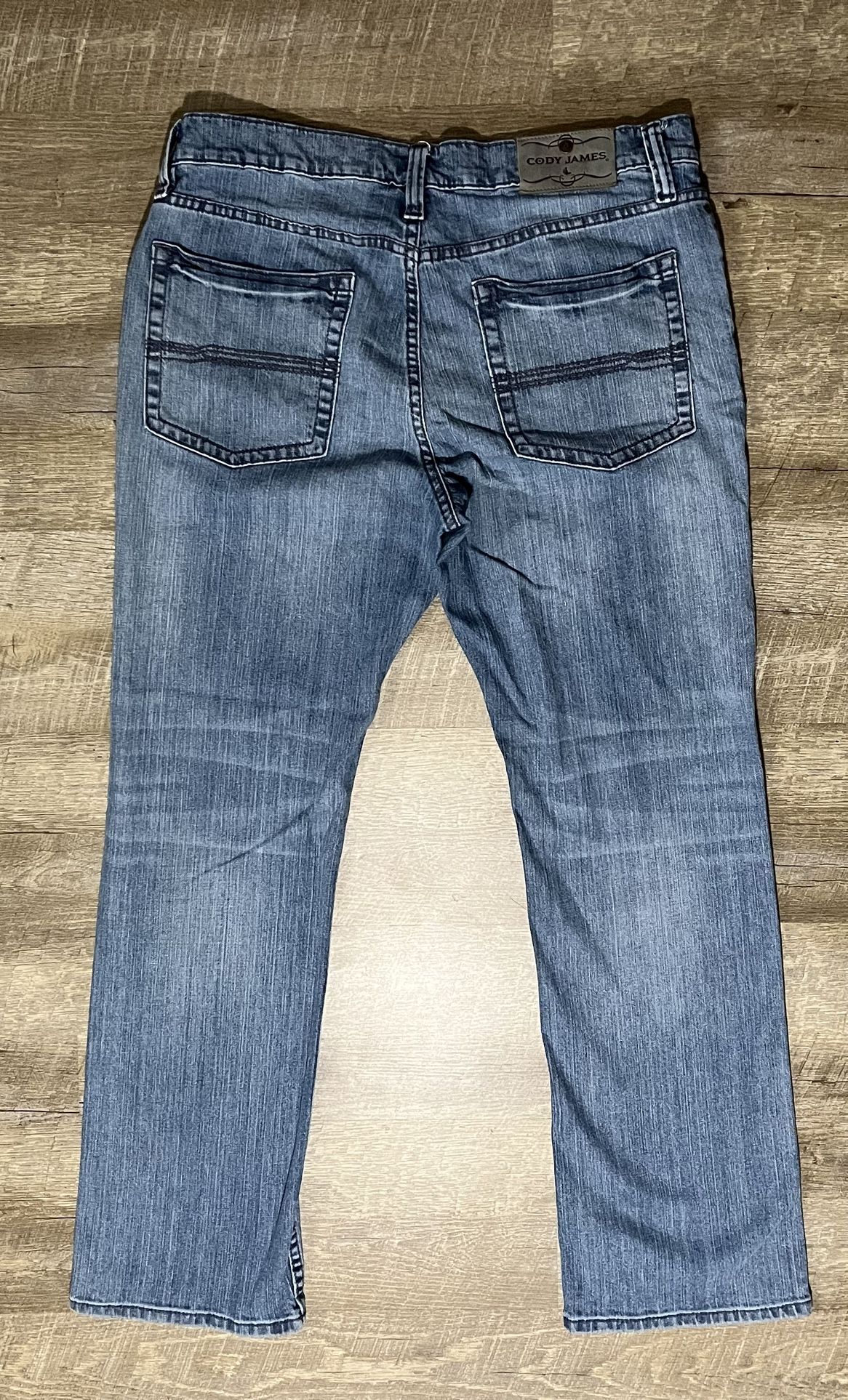 Cody James Men's Jeans 36X32 Blue Denim Bootcut Straight Leg Western Rodeo
