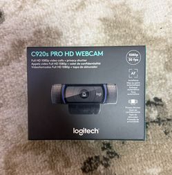 UNOPENED Logitech C920s PRO HD 