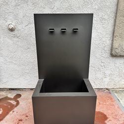 Restoration Hardware MODERNIST WALL FOUNTAIN 3-SPOUT