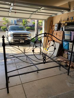 King size bed frame