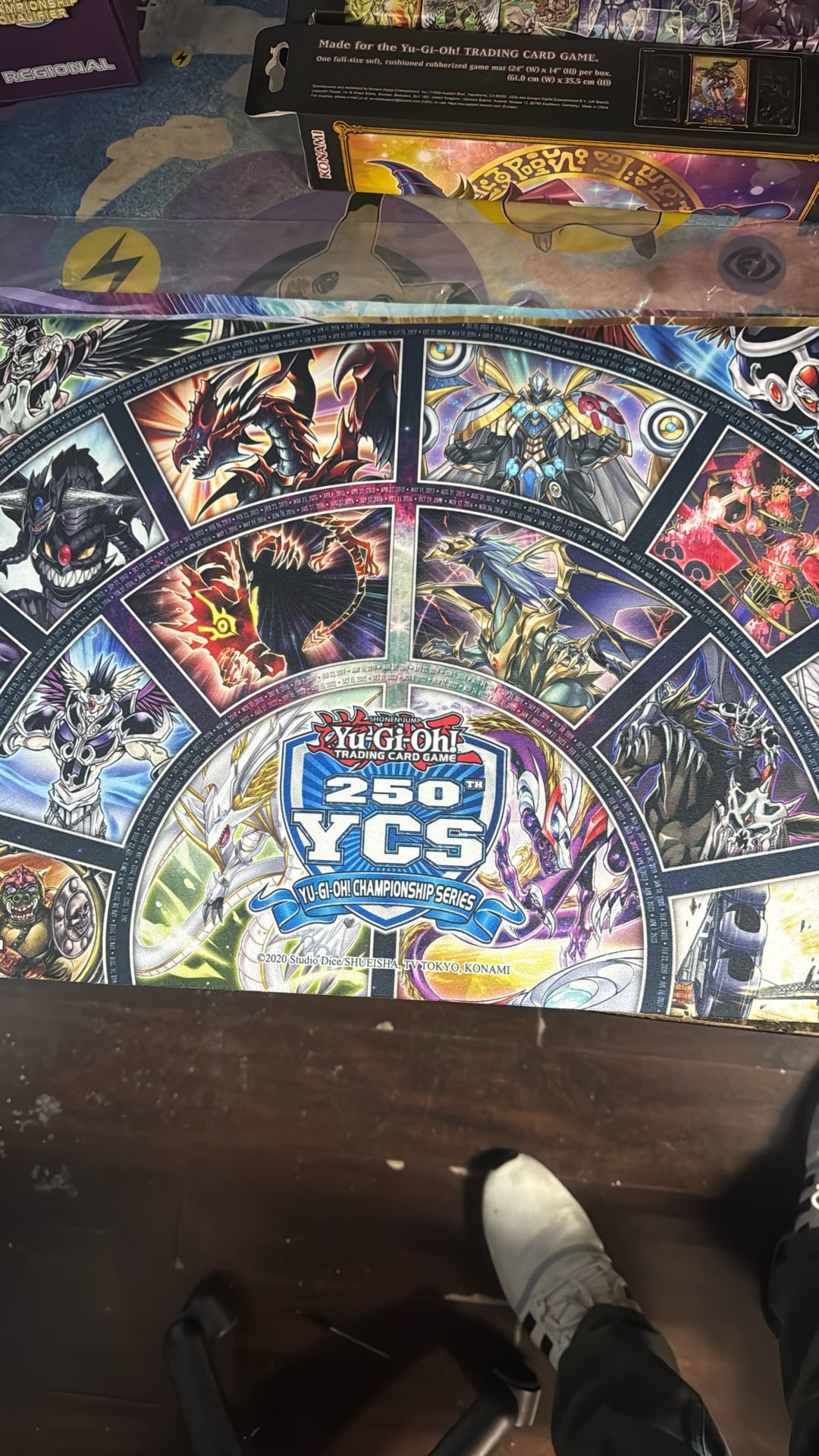 250th YCS Playmat Yugioh Konami Prize Card Playmat 250th