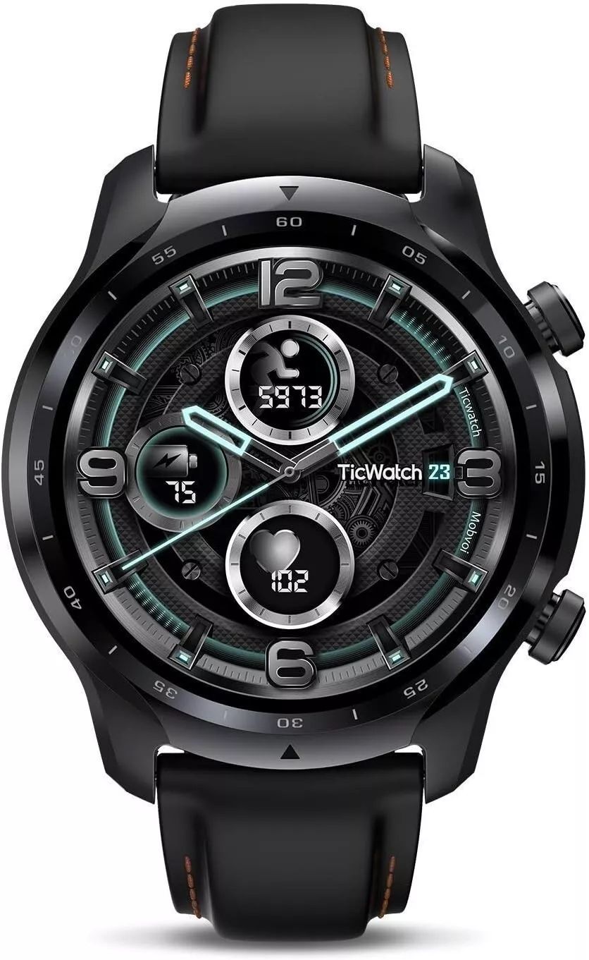 Ticwatch Pro GPS Smart Watch Men's Wear OS Watch NFC Heart Rate