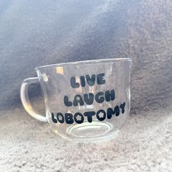 CUSTOM MADE/PREMADE Vinyl glass mugs