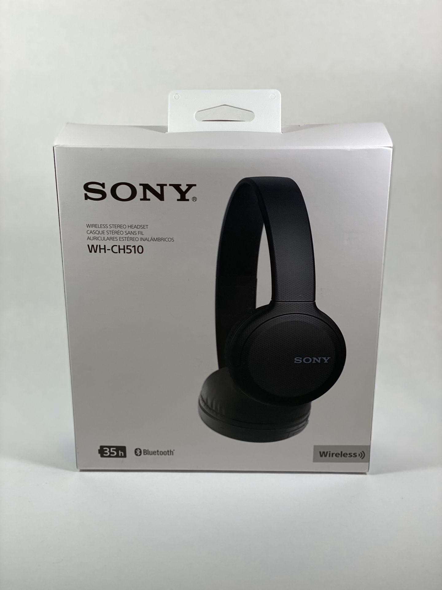 Sony WH-CH510 Wireless Bluetooth Headphones - Black New (Open Box)