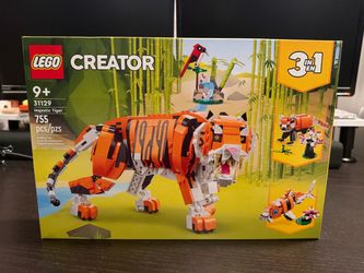 New LEGO Creator 3-in-1 Majestic Tiger set 31129