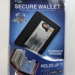 TOTAL VISION Secure Wallet RFID BLOCKING.