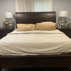 Rustic King Size Bedroom Set