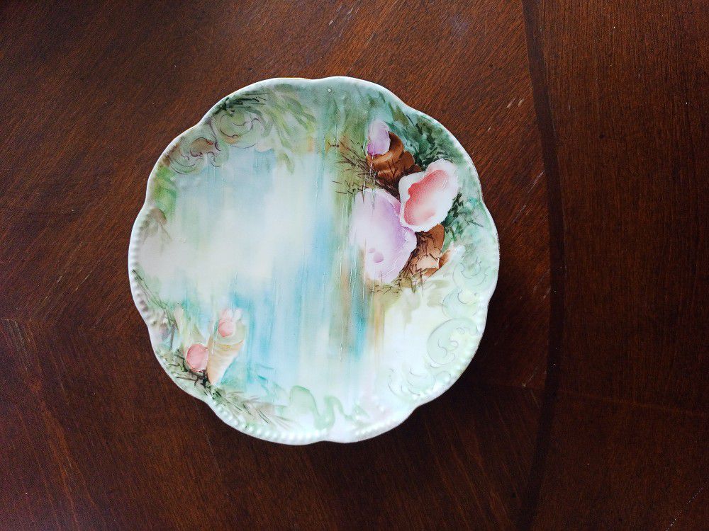Limoge AK France Platter Plate Hand Painted 
