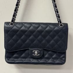 Chanel Classic Flap Jumbo Caviar Quilted Shoulder Bag