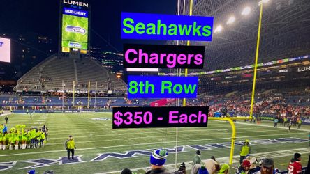 Seahawks Chargers Tickets