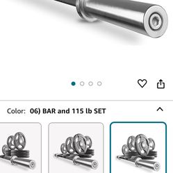 Olympic Weight Set 115 Lbs 