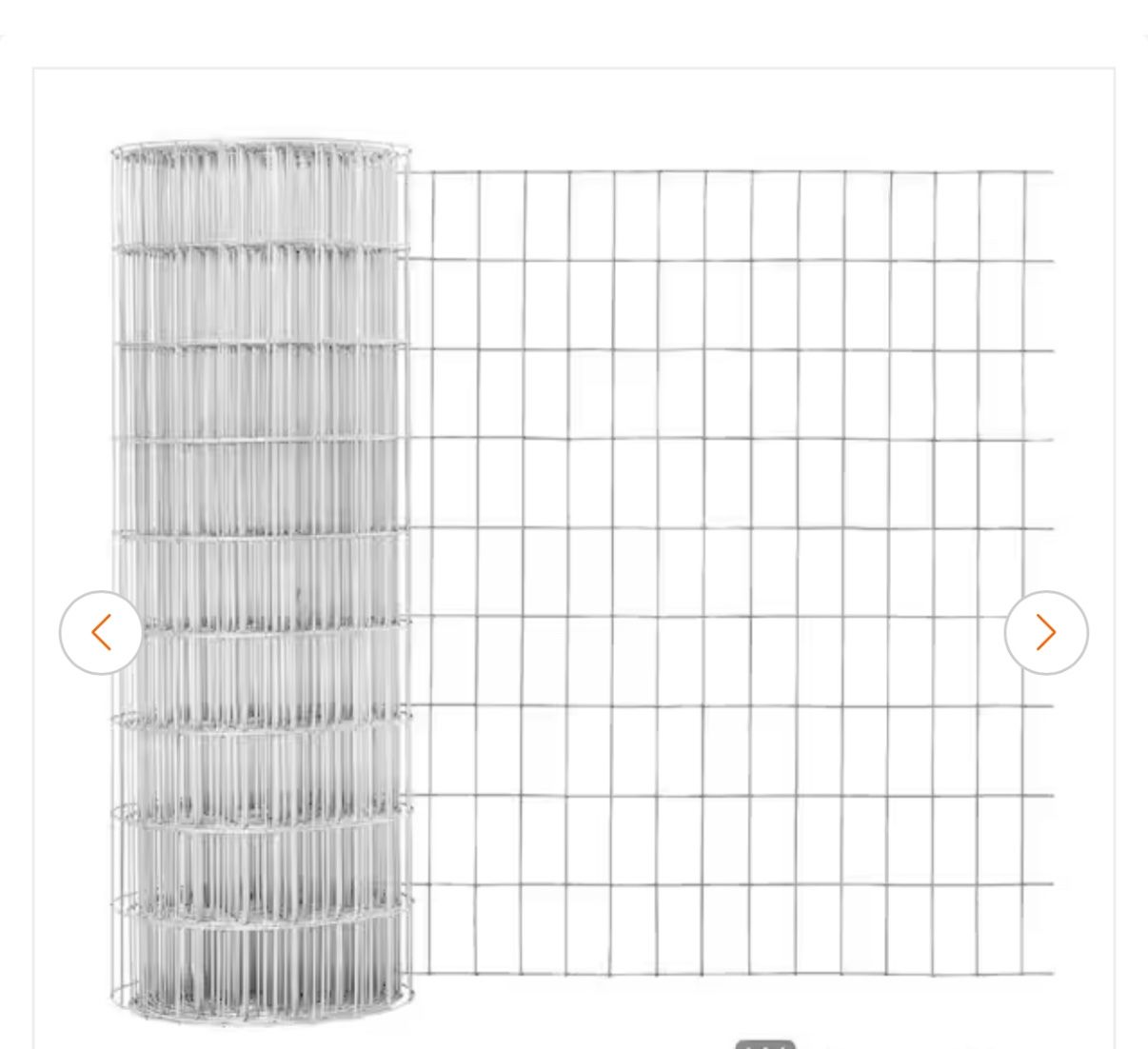 12.5-Gauge Welded Wire Fence With Mesh 2 in x 4 in