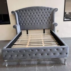 King/Queen Bedroom Set; Bed Frame, Dresser, Nightstand, Mirror 💛No Needed Credit Check 💛 $39 Down Payment with Financing