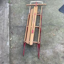 Flexible Flyer Antique Christmas Sled F060