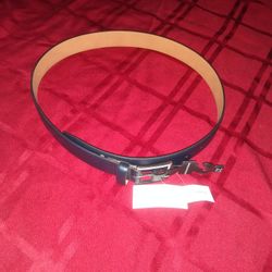 Banana Republic Men's Leather Belt (Navy Color) Size 32