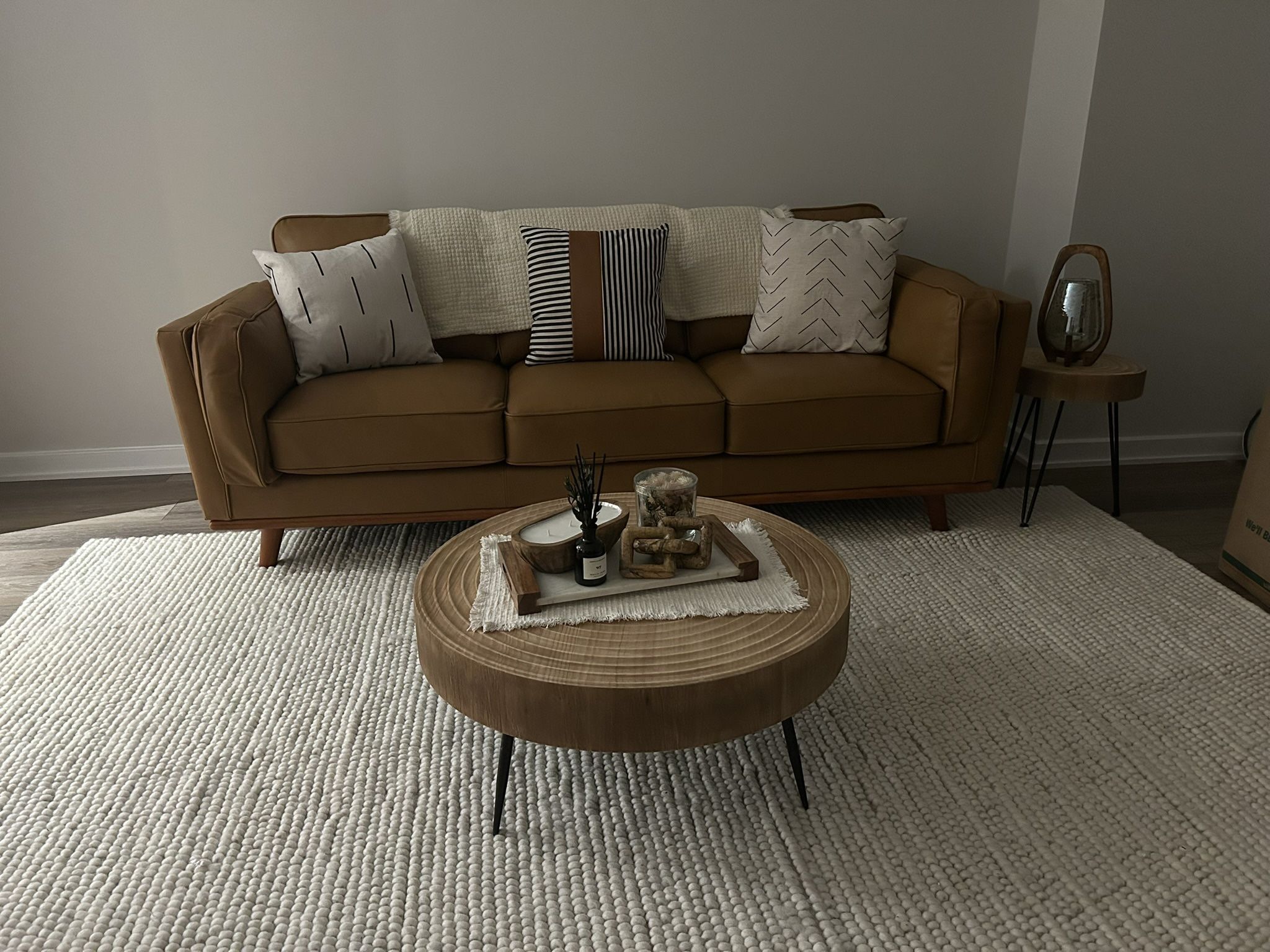 Leather Sofa 