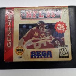 Sega Genesis NFL 95 Video Game Cartridge Only EA Sports Tested Works