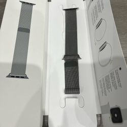 For Sale: Authentic Apple Milanese Loop – Silver Stainless Steel