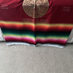 Guadalajara Tribal Serape Mexican Poncho One Size Fits All Blanket Gaban