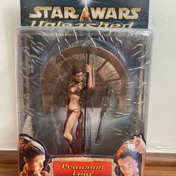 Star Wars 2002 Unleashed Slave Leia Statue Figurine 