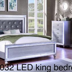 New LED King Size Bedroom 4pc Set K Furniture And More Lehigh 