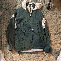 Vintage Nike 1/2 Zip Windbreaker Jacket Size XXL