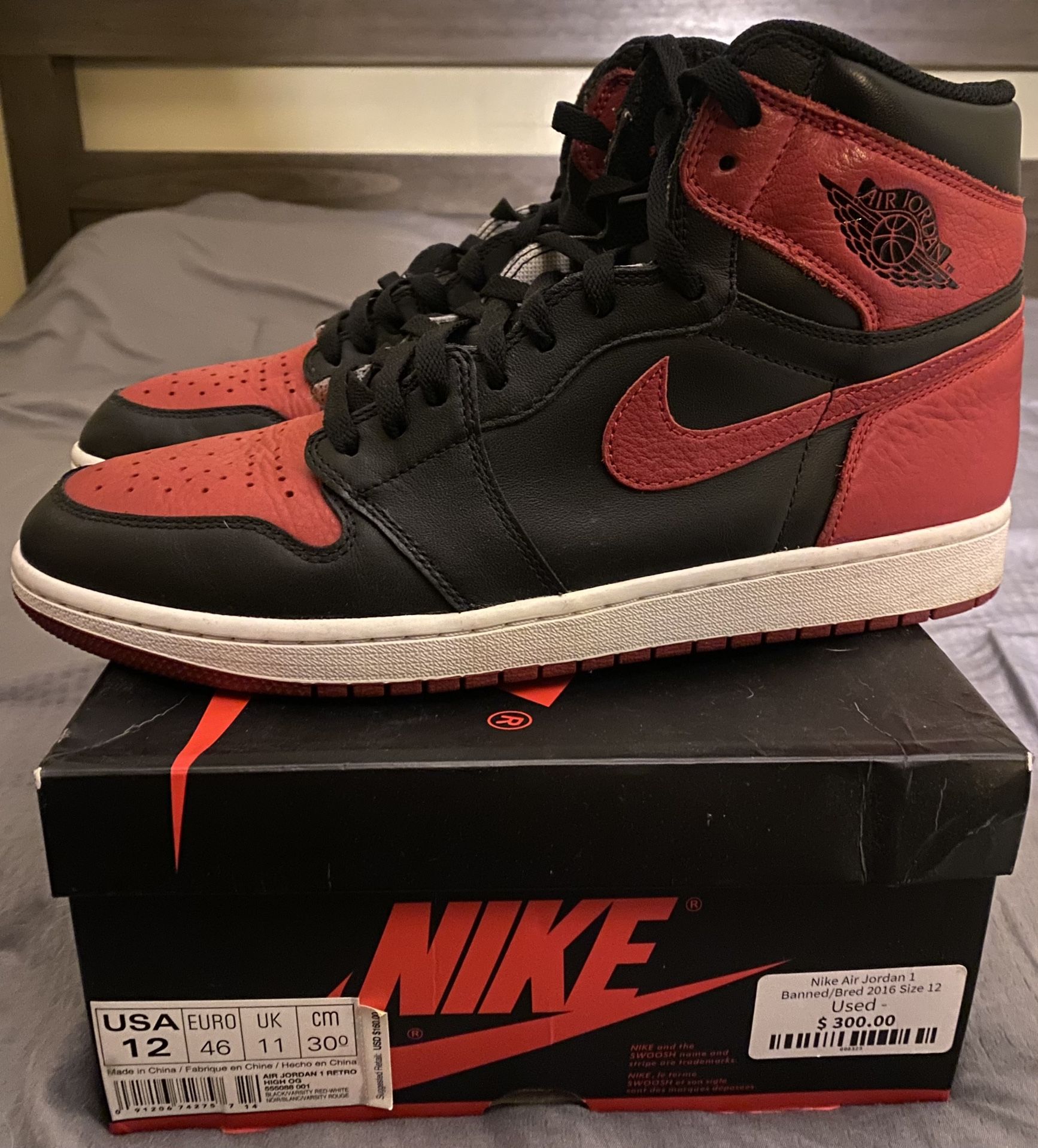 Air Jordan 1 Bred 2016 Release