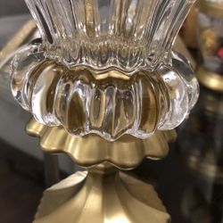 New In Box Glass Candle Holders / $20 Each 