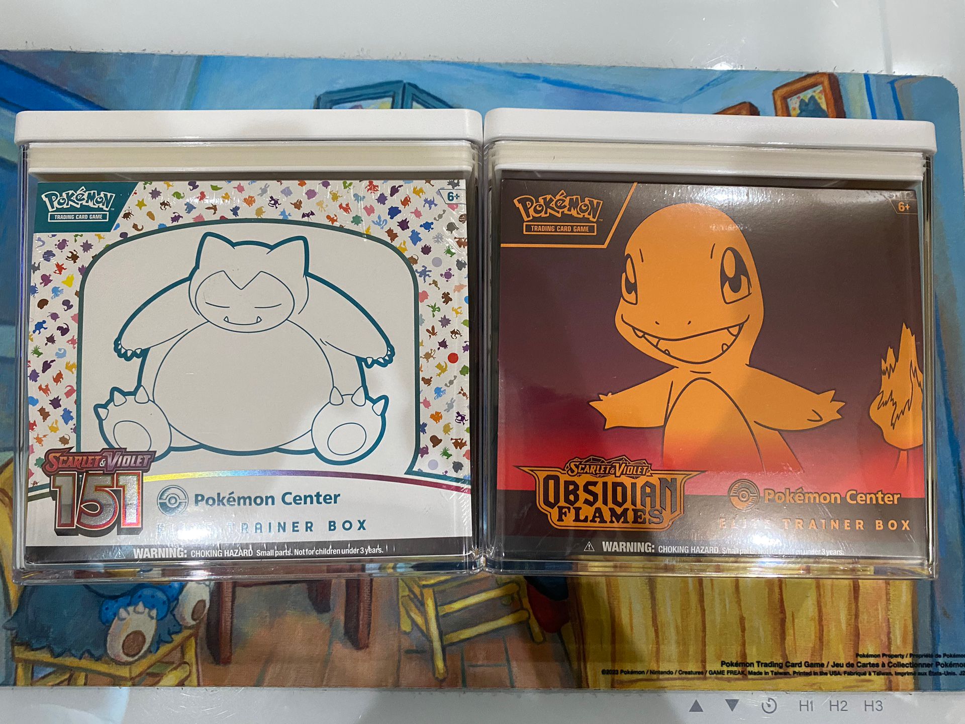 Pokémon Card TCG Scarlet & Violet 151 & Obsidian Flames Pokemon Center Exclusive Elite Trainer Box