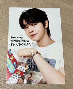 hello82 smtown pop up sungchan riize postcard