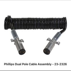 Lift gate Charging Cable Dual pole To Dual Pole For Tractor Trailer 