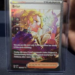 Pokemon Briar Trainer Full Art Card